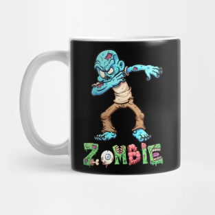 Dabbing Zombie T shirt Halloween Boys Kids Dab Funny Zombies Mug